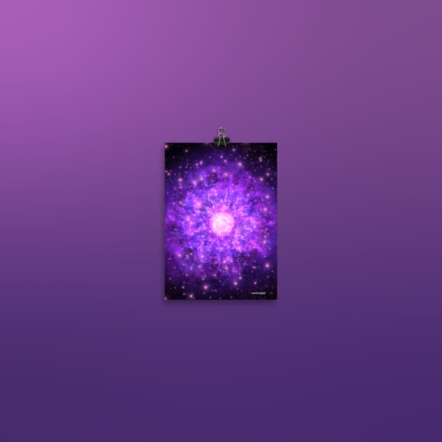 Purple Nebula Print