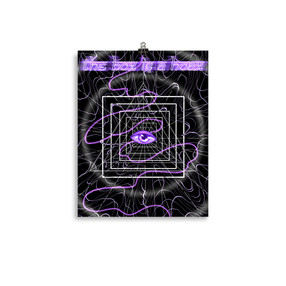 The Box is a Hoax Poster