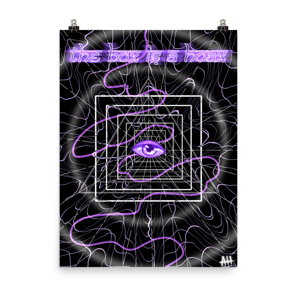 The Box is a Hoax Poster