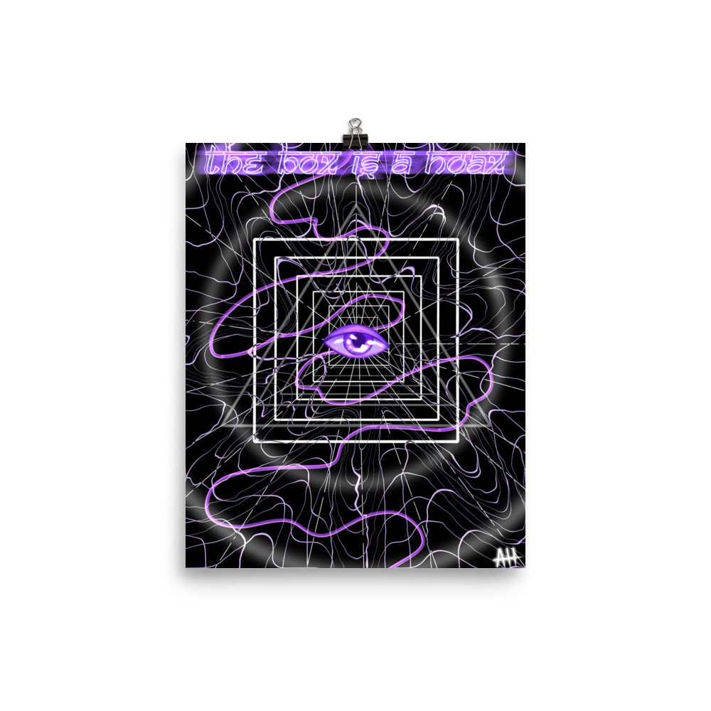The Box is a Hoax Poster