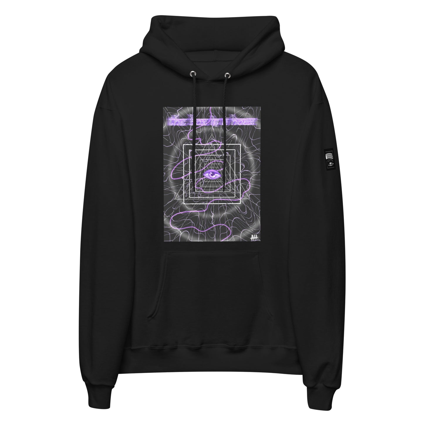 The box is a hoax unisex fleece hoodie