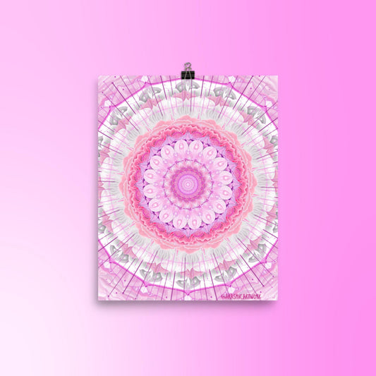 Crown Chakra Mandala Print