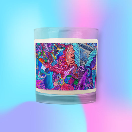 Dreamland glass jar soy wax candle