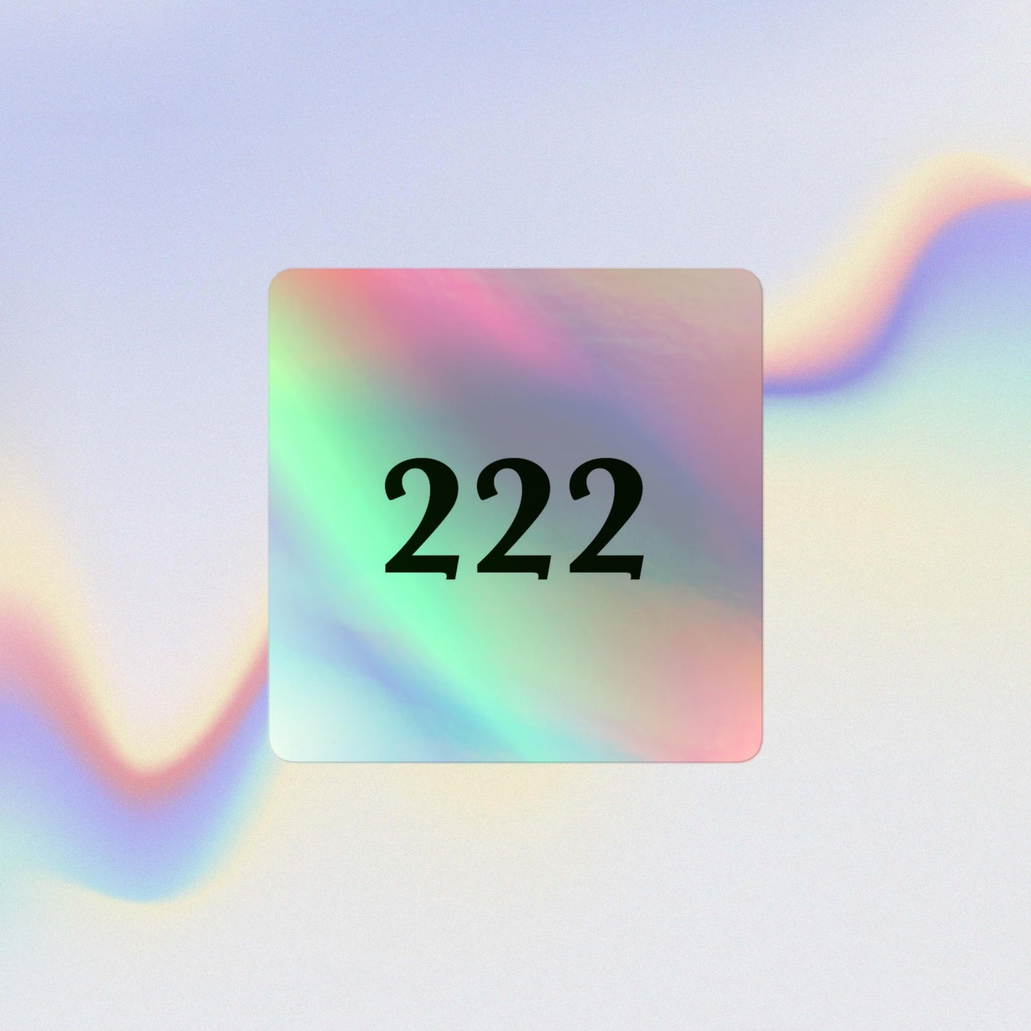 222 Holographic stickers