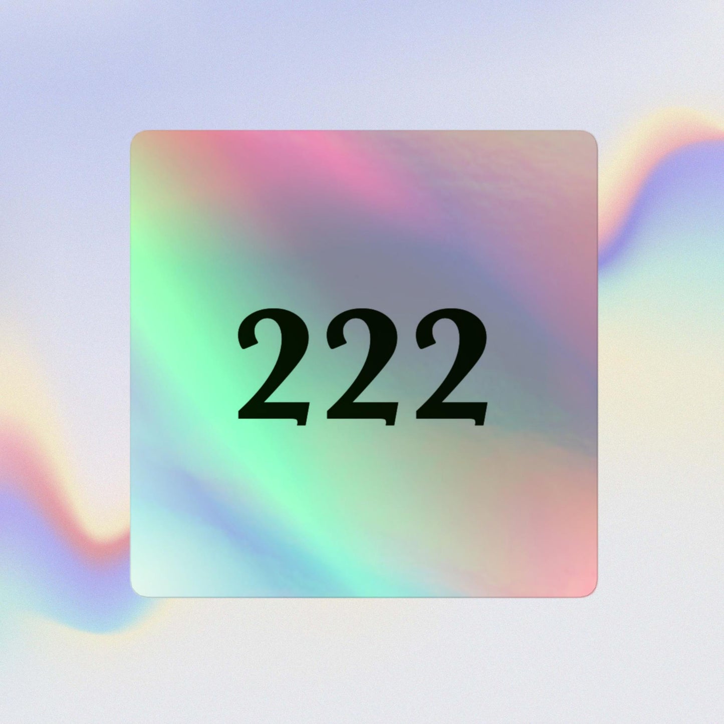 222 Holographic stickers