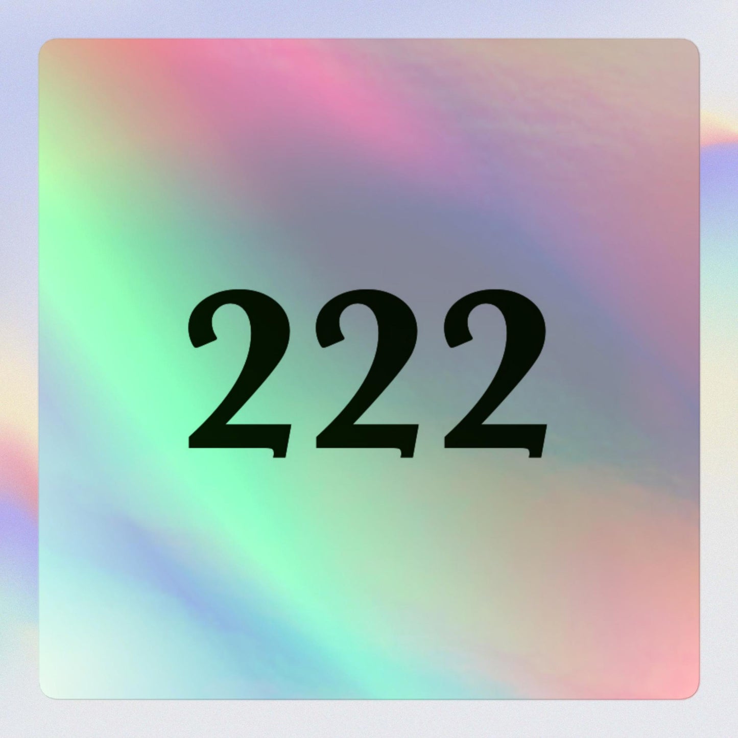 222 Holographic stickers