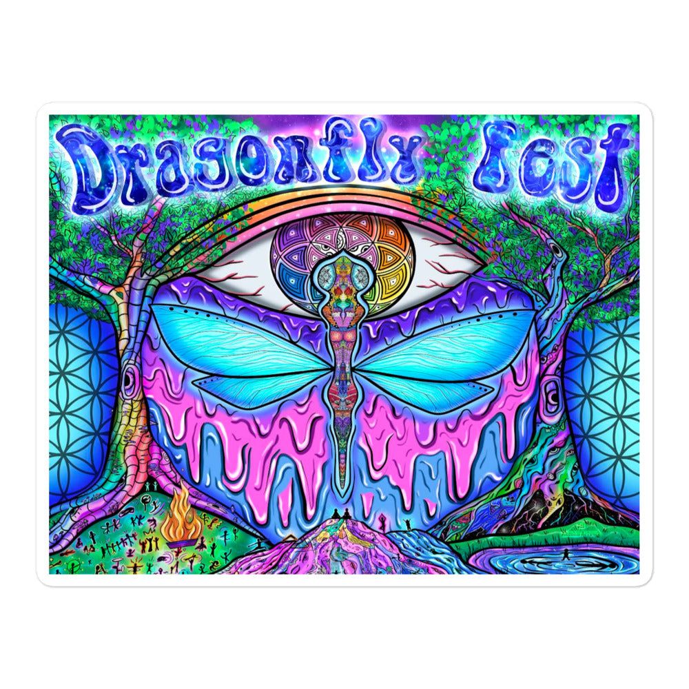 Dragonfly Fest stickers