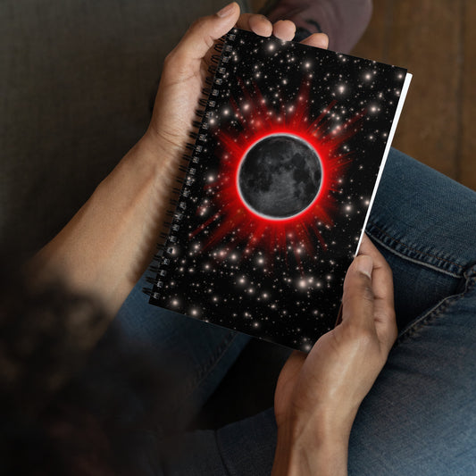 Eclipse spiral notebook